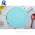 Hochwertige runde Dinnerküche Kuchenplatte aus Keramik